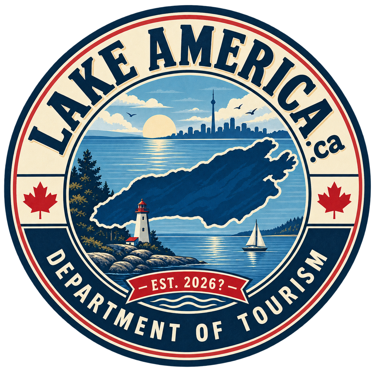 Lake America Department of Tourism badge